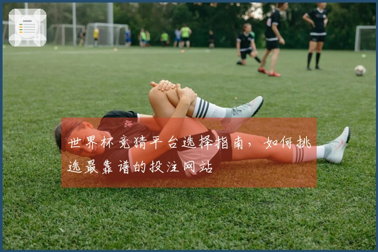 世界杯竞猜平台选择指南，如何挑选最靠谱的投注网站